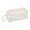White, variant on Kyusrd Clear Large Capacity Visible Pencil Pouch,Minimalist Transparent Zipper Stationery Bag,Versatile Organizer for Office Art Supplies
