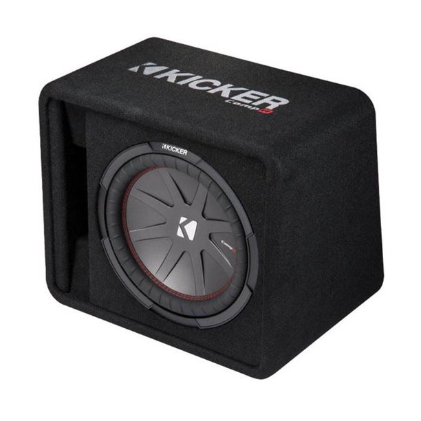 Kicker 43VCWR122 CompR 12" 1000 Watt 2Ohm Ported Vented Subwoofer Enclosure Box