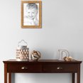 thumbnail image 3 of ArtToFrames 12x17 Inch Gold and Black Picture Frame, This Gold Wood Poster Frame is Great for Your Art or Photos, Comes with Regular Glass (2WOM-4902), 3 of 7