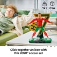 thumbnail image 4 of LEGO Editions Cristiano Ronaldo – Soccer Legend - Building Set for Boys & Girls, Ages 12+ - Collectible Soccer Gift with Plaque - Kids Bedroom or Shelf Decor - 43016, 4 of 9