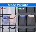 thumbnail image 6 of MISSLO 24 Fabric Pockets Shoe Organizer Over the Door Large Hanging Shoe Rack for Closet Men Shoes Holder, Gray, 6 of 8