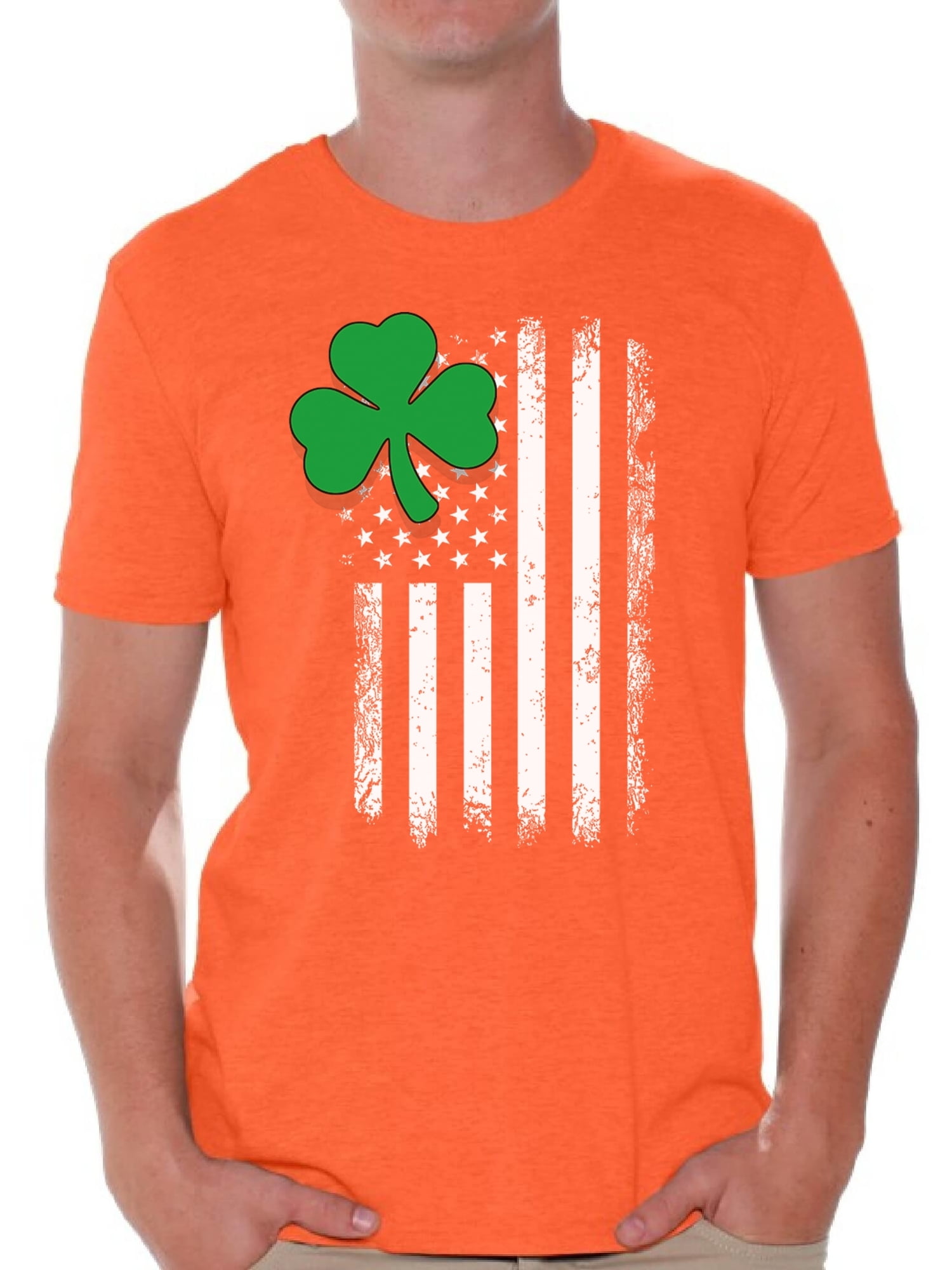 T-shirt St Patrick's Day Trippy Irish Clover Field - Homme - Neuf Avec étiquettes
