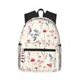 thumbnail image 1 of Fotbe Wildflower Watercolor 3 Mochila Ligera Casual para Laptop para Hombres y Mujeres, Mochila Impermeable de Uso Diario, Mochila para Universidad, 1 of 6