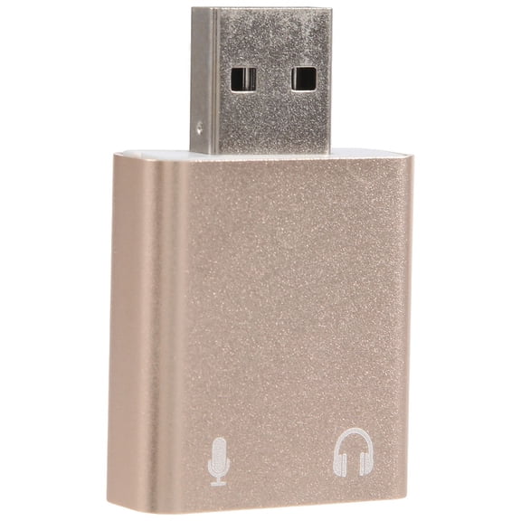 ckepdyeh Usb Sound Card 7.1 External Usb To Jack 3.5Mm Headphone Adapter Stereo Audio Mic Sound Card For Pc Computer Laptop