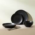 thumbnail image 2 of Stone Lain Rio 4-Piece Pasta Bowl Set Stoneware, Black, 2 of 7
