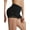 Black, variant on Womens Butt Lifter Padded Panties Tummy Control Panties Hip Enahncer Body Shaper Lace Boyshort Underwear
