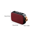 thumbnail image 6 of Speaker Outdoor Wireless Sound Box Handsfree Call Rechargeable Bluetooth\-compatible 4\.2 Speaker Plastic Sound Box, Black Red, 6 of 9