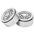 thumbnail image 1 of Jantes de Roue RC Beadlock, Design Raisonnable Améliore la Performance Jantes RC pour Pneu de 1.9 Po Argent, 1 of 8