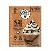 (12 Pack) Frozen Bean Frappe Blend Medium Roast, Instant Coffee Packets, Mocha Latte, 2.8 oz