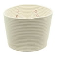 thumbnail image 2 of Cotton Rope Storage Basket with Boucle Butterfly Patch, 2 of 7