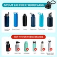 thumbnail image 3 of czcpp-Lid for Hydro Flask 32 40 oz Wide Mouth, 2 Pack Replacement Lids Compatible with Takeya, ThermoFlask, BJPKPK 64oz, Buzio, Reebok 32oz Wide Mouth Water Bottle, 3 of 4