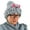 Gray-56 58, variant on Novelty Hair Curler Hat for Adult Funny Knitting Beanie Hat Handmade Curly Hair Hat Masquerade Ball Costume Photo Cap