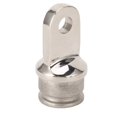 thumbnail image 4 of 2PCS External Eye End Marine Grade Heavy Duty Stainless Steel Boat Fitting Top Cap Fit for 7/8in Outer Diameter Round Pipe, 4 of 5