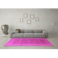 thumbnail image 3 of Ahgly Company Indoor Rectangle Oriental Pink Traditional Area Rugs, 7' x 9', 3 of 4