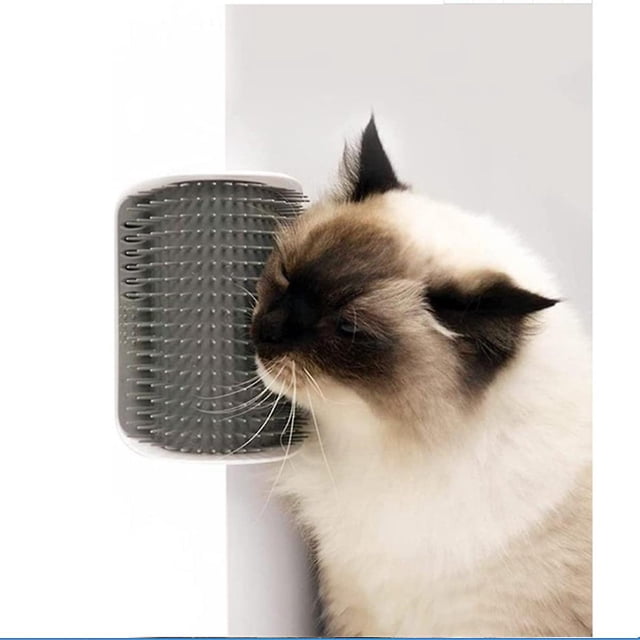 4 uds, cepillo para gatos, esquina para gatos, peine de masaje para esquinas de pared más suave para mascotas, rascador de esquinas, cepillo para aseo de mascotas, peine para aseo ShuxiuWang 8390611196011