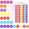 1400 Pcs Colored Coding Dots Stickers, Circle Sticker Labels for Office Supplies, 7 Assorted Colors, 1 in.
