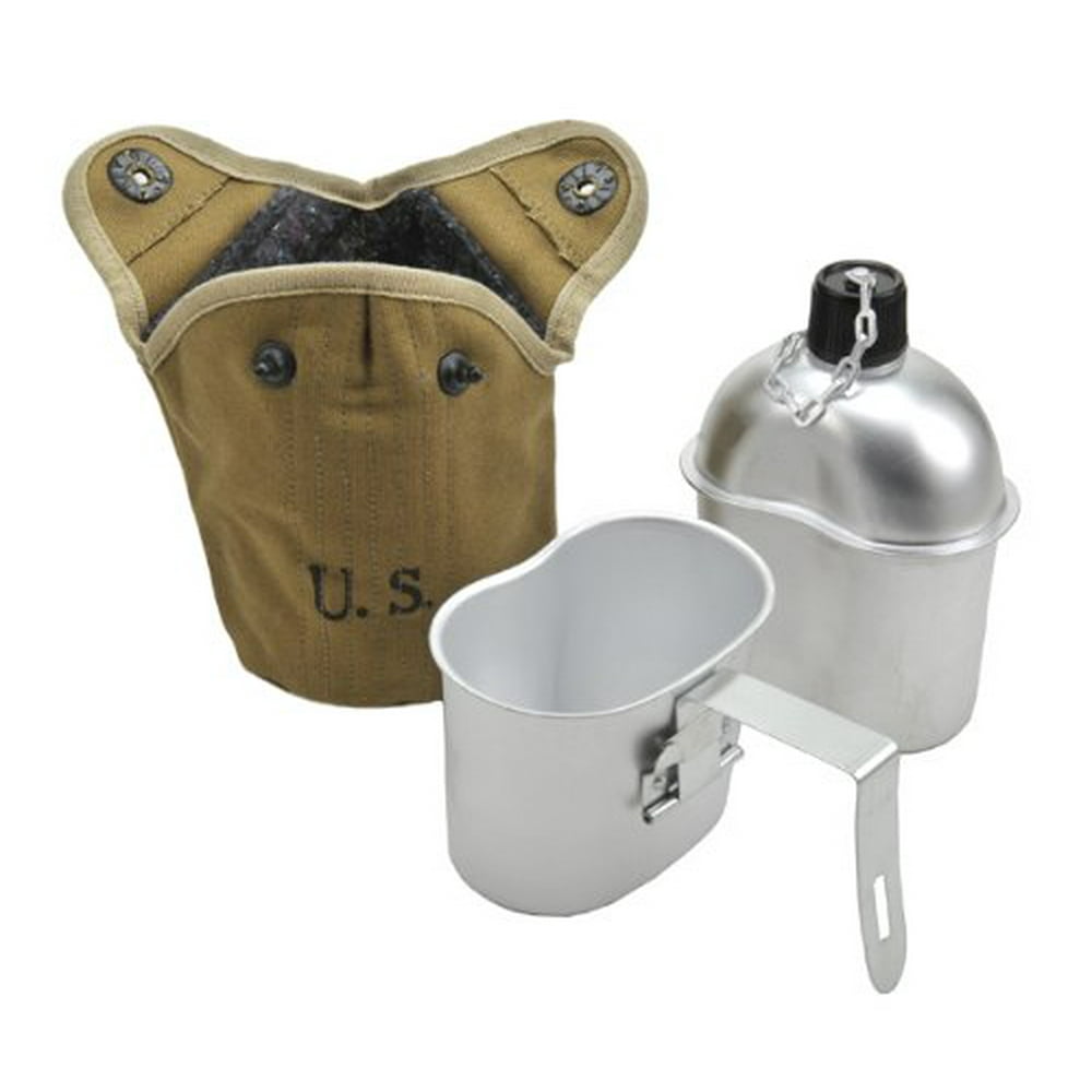 U.S. WW2 Canteen, Cover and Canteen Cup Repro