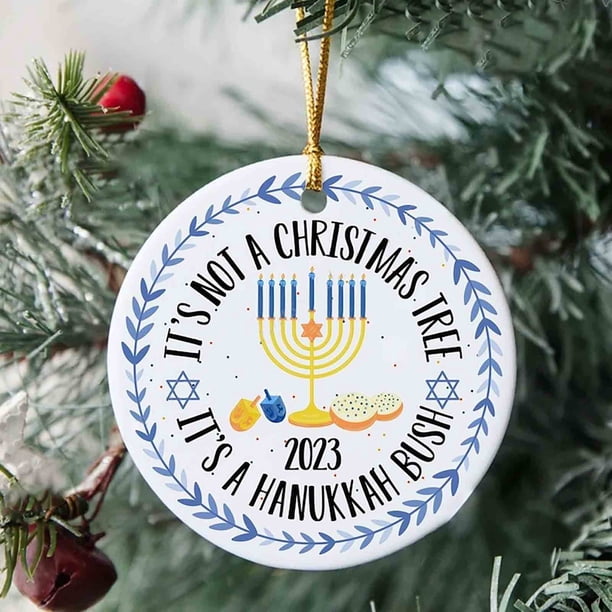 Colgante decorativo navideño de Hanukkah