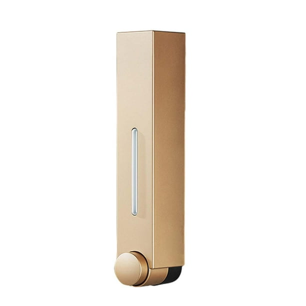 Dispensador de jabón líquido de pared, control manual, recargable, duradero y elegante. Cabeza única