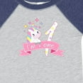 thumbnail image 4 of Inktastic I'm One Cute Unicorn 1st Birthday Boys or Girls Baby Bodysuit, 4 of 5