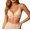 Beige, variant on Women's Wireless Bras Deep V Neck Seamless Push Up Soft Triangle Cup French Bras for Daily Wear