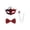 A004- Red, variant on 3 Pcs Set, Mens Masquerade Mask Black Masquerade Mask Mens Mardi Gras Mask for Masquerade Party Mardi Gras Halloween Party Supplies Formal Evening Event Accessory, 3 Pack