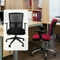 thumbnail image 6 of Office Chair Cover, Grid Computer Chair Seat Cover, L(45-48cm), Black, 6 of 8