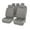 Gray 9pcs, variant on Luzkey PU Leather Car Seat Covers, Washable Front Rear Seat Covers, Classic Waterproof Protector for Vehicles Suvs Car Accessories Gray