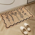 thumbnail image 4 of Absorbent Non Slip Bathroom Rug 16x24 Inch, Stain Resistant Clean Floor Mat, Indoor Doormat for Entryway Hallway Home Decor, Crystal Velvet Water Absorbent Mat with Anti Slip Backing, 4 of 7