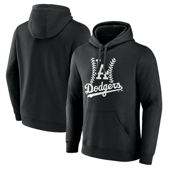 Men's Black Los Angeles Dodgers Fastball Pullover Hoodie