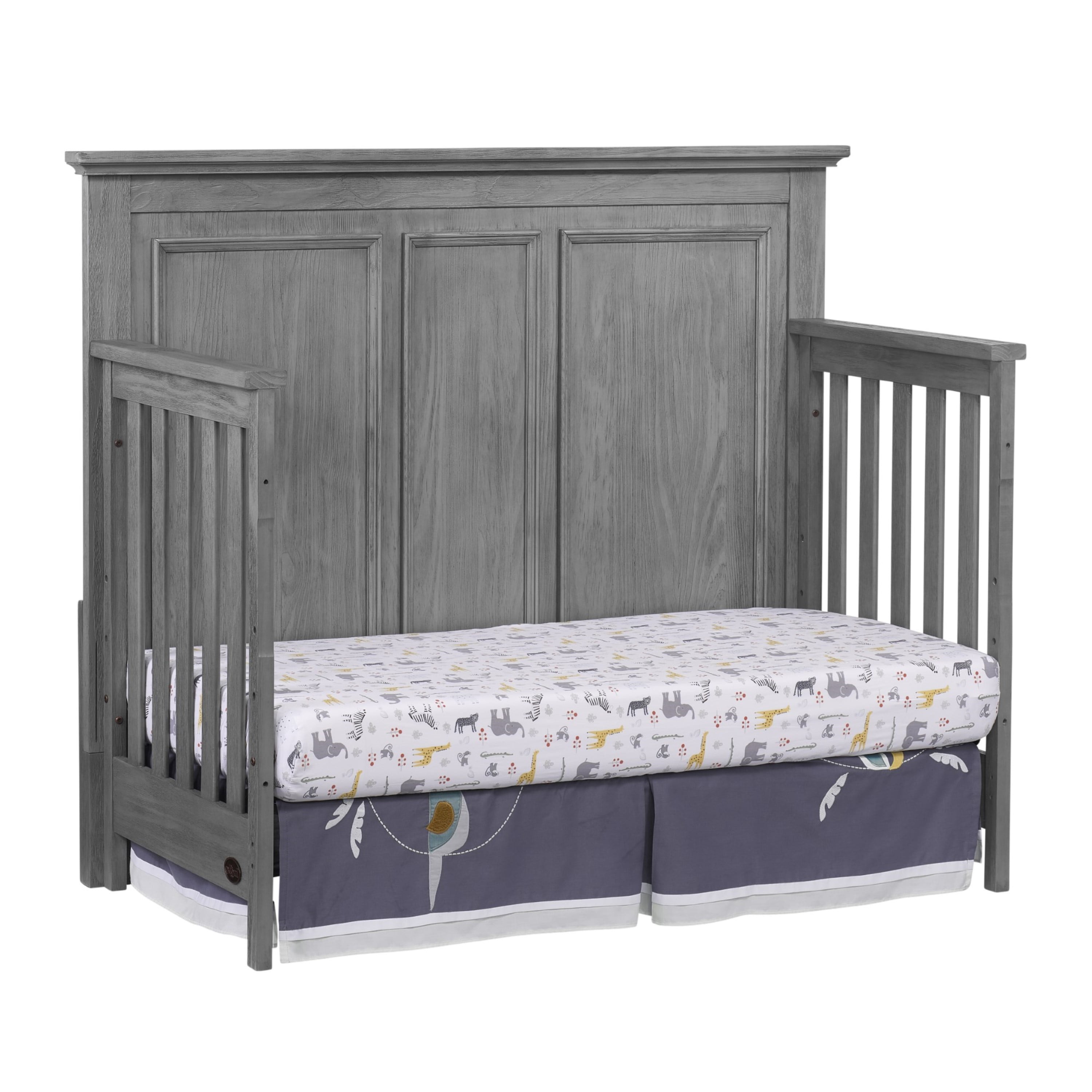 Oxford Baby Kenilworth 4 in 1 Convertible Crib Graphite Gray