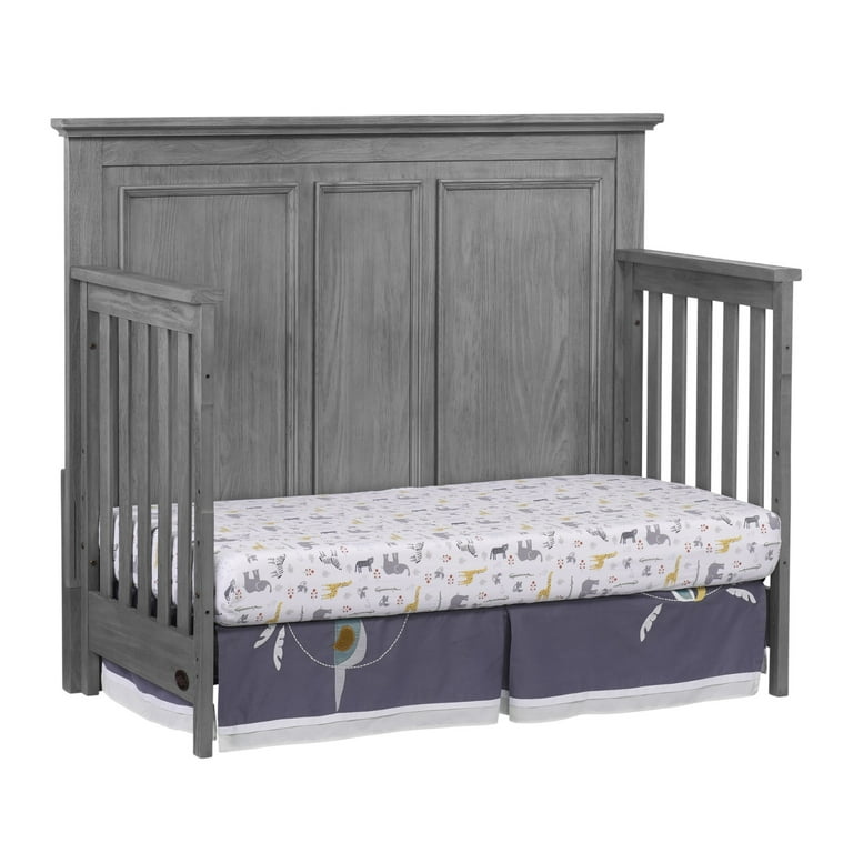 Oxford Baby Kenilworth 4 in 1 Convertible Crib Graphite Gray