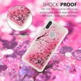 thumbnail image 4 of Compatible with Samsung Galaxy A11 Case Liquid Glitter Cute Stylish Slim TPU Silicone Quicksand Sparkle Shockproof for Women Girls Protective Case for Samsung Galaxy A11 Cherry Blossoms YB, 4 of 13
