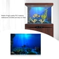 thumbnail image 3 of Fondo de Pecera, Fondo de Acuario Fondo de Acuario 3D Adhesivo de Pvc Póster de Fondo SeaWorld para decoración de Peceras de Acuario, 3 of 7
