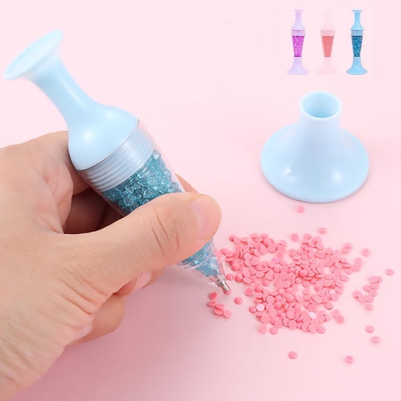 YMARPT Diamond Pens, Art Pen Tool, Diamond Rhinestones Painting Point Drill Pen, Comfort Grip Standable Ergonomic Point Drill Pen for Embroidery Nail Art Crafts Making