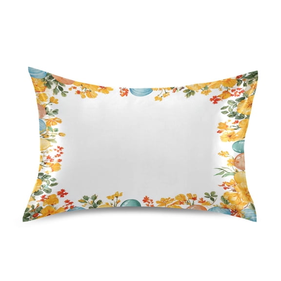 Satin Pillowcase Home Luxury Envelope Pillowcases Soft And Smooth Easter Atmosphere