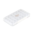 thumbnail image 2 of Organizador de medicamentos portátil de plástico transparente, caja de almacenamiento diaria para aceite de pescado, vitaminas y suplementos, 28 compartimentos., 2 of 12