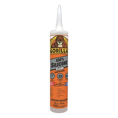 10 oz. Clear Silicone Sealant Cartridge GORILLA