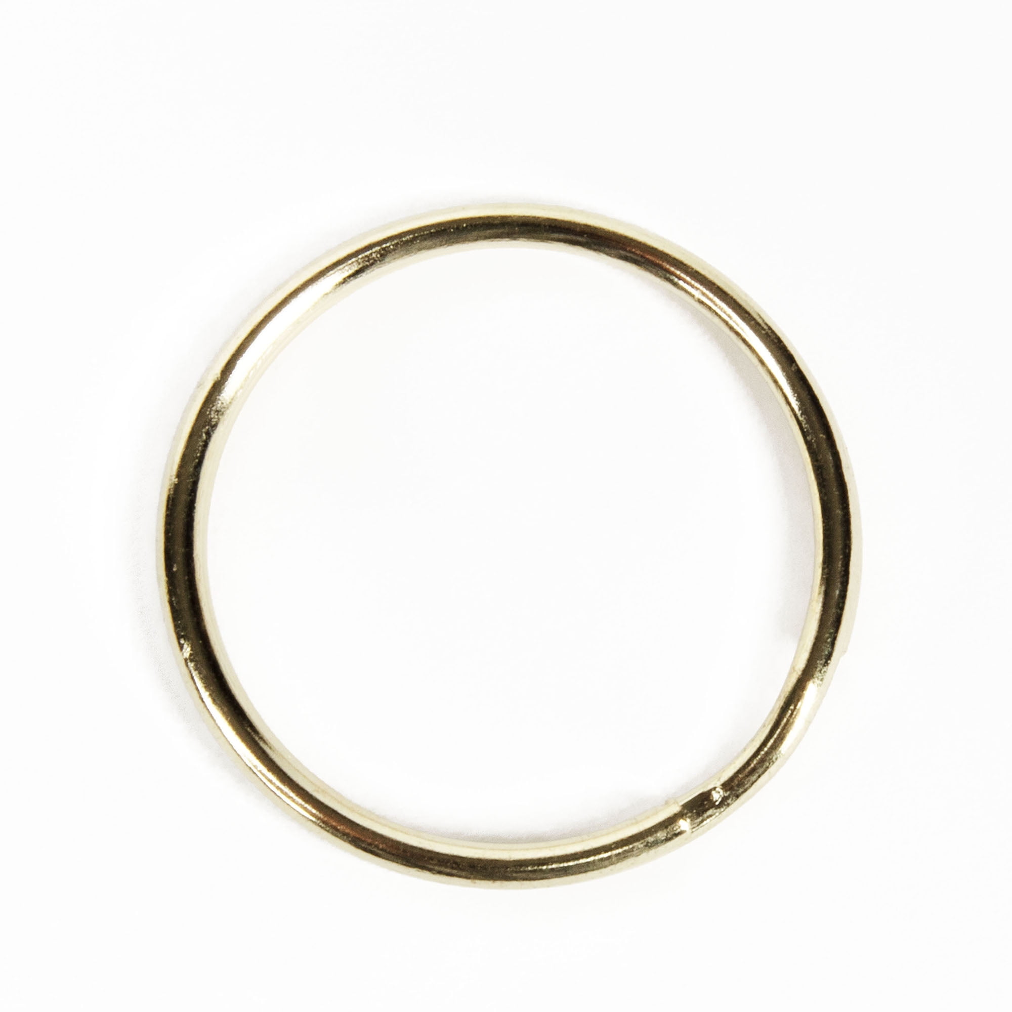 Cousin DIY 1.25in Large Polished Gold Split Rings, Key Rings, 40 Piece