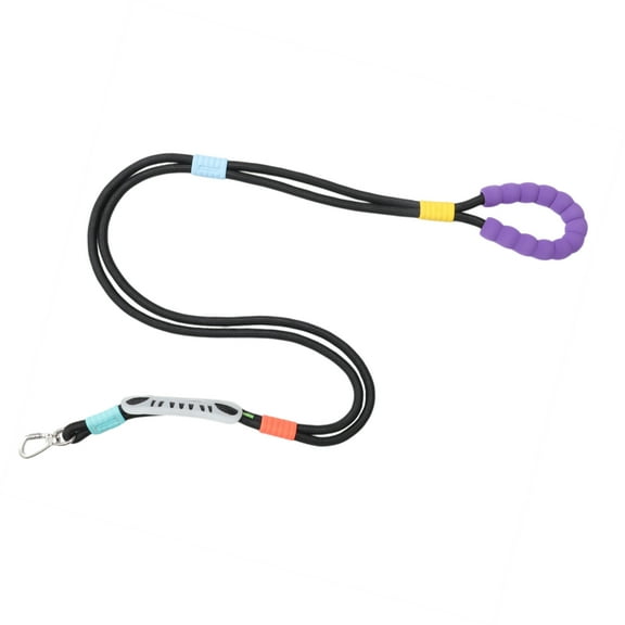 Vocoste 5ft Heavy Duty Dog Training Leash Comfortable Padded Crossbody Waist Leash for Dogs Black