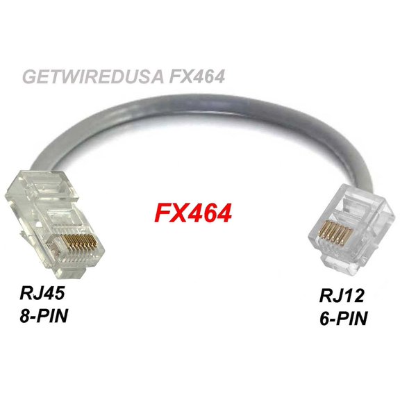 Getwiredusa's FX464 8P6C RJ45 to 6P6C RJ12