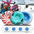 thumbnail image 1 of LJNYFDC Fade-resistant Printed Ski Circle Ski Circle with Thickened Base Shockproof Colorfast Inflatable Leakproof and Wear resistant Snowflake Print Cold Resistant and Heavy Duty, 1 of 6