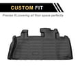 thumbnail image 3 of Unique Bargains Cargo Liner Trunk Mat Trunk Cargo Luggage Boot Tray Mat for Toyota Sienna 2021-2024 Black TPE 1 Pc Flat Face Rectangular Grid Pattern Rear Anti-Slip, 3 of 7