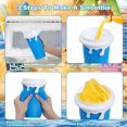 thumbnail image 4 of Slushy Cup, Slushie Maker Cup Granita Frozen Magic Smoothie Granita Cup DIY Slush Ice Maker, Freezing Cup (Blue), 4 of 4