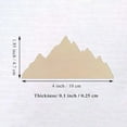 thumbnail image 2 of 20pcs Wooden Mountain Shaped DIY Craft Cutouts Mountains Unfinished Wood Tags Ornaments for Wedding Birthday Home Party Decoration$$Art & Craft, 2 of 5