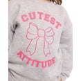 thumbnail image 3 of Wonder Nation Toddler Girls Graphic Crewneck Pullover with Long Sleeves, Sizes 12M-5T, 3 of 5