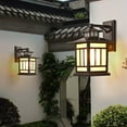 thumbnail image 2 of Outdoor Wall Lantern Vintage Lanterns Exterior Wall Mount Porch Lights Waterproof Outside Wall Sconces with Glass Shade Outside Wall Lamp for House Garage Doorway Patio, 2 of 4