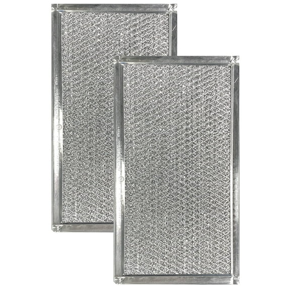 2-Pack Air Filter Factory Replacement For Whirlpool PS1871362, 8206229, 8206229A, AP4299836, AF4319, EA1871362, 8206229ARP, 1266638 Microwave Oven Aluminum Grease Filters