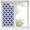 Blue, variant on Abstract Geometric Window Privacy Film, Vintage Rhombus Circle Texture Green Static Cling UV Sun Blocking Heat Control Window Tint Day and Night, Non-Adhesive One Way Privacy Cover 29.5''x78.7''
