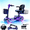 Purple, variant on 12Ah 15 Miles Electric Senior Mobility Scooter, 300W Motor 300lbs Capacity Travel Scooter with Dual Baskets, blue